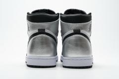 ［plus-size shoes]Air @j1 Retro High Silver Toe CD0461-001