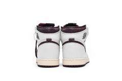 [plus size shoes]Air @j1 Retro High OG Sail/Burgundy Crush DO7097-100
