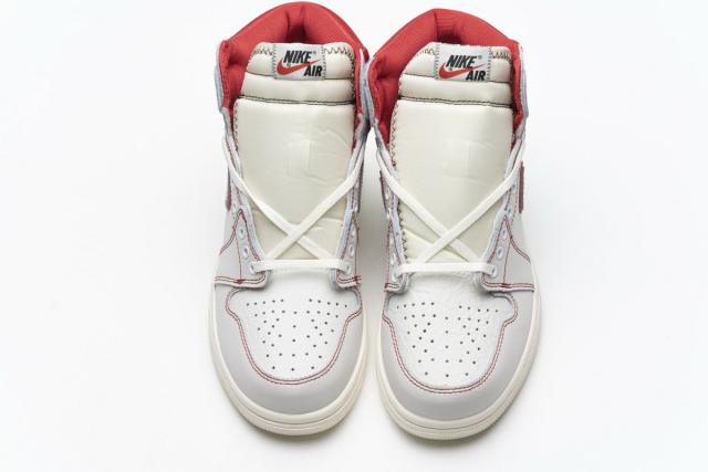 [plus size shoes]Air @j1 Retro High Phantom Gym Red 555088-160