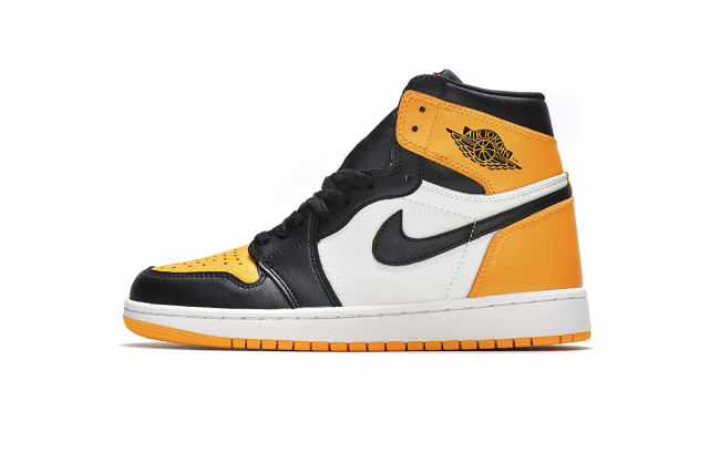 [plus size shoes]Air @j1 Retro High OG Yellow Toe 555088-711