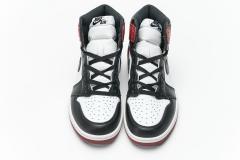 [plus size shoes]Air @j1 Retro High Black Toe 555088-125