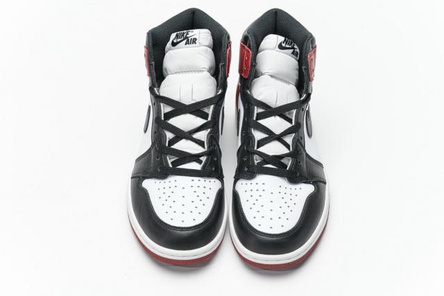 [plus size shoes]Air @j1 Retro High Black Toe 555088-125