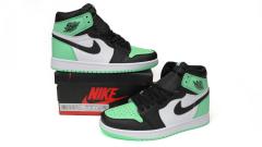 [plus size shoes]@j1 Retro High OG Green Glow DZ5485-130