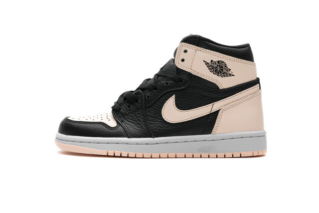 [plus size shoes]Air @j1 Retro High Black Crimson Tint 555088-081