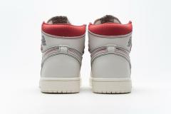 [plus size shoes]Air @j1 Retro High Phantom Gym Red 555088-160