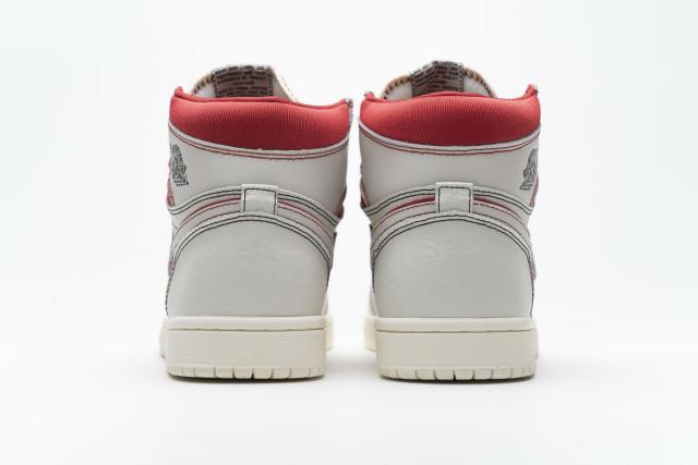 [plus size shoes]Air @j1 Retro High Phantom Gym Red 555088-160