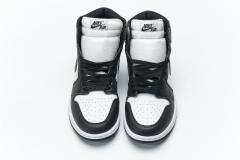 [plus size shoes]Air @j1 Retro High Black White 555088-010