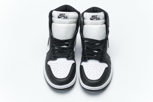 [plus size shoes]Air @j1 Retro High Black White 555088-010