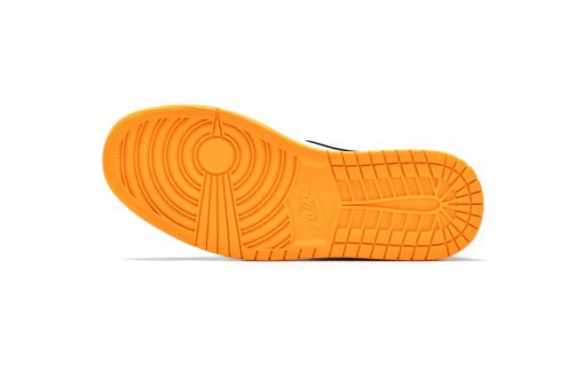 [plus size shoes]Air @j1 Retro High OG Yellow Toe 555088-711
