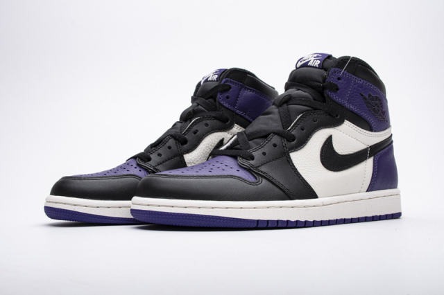 [plus size shoes]Air @j1 Retro High Court Purple 555088-501