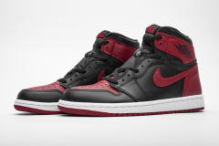 ［plus-size shoes]Air @j1 Retro High Bred Banned 555088-001