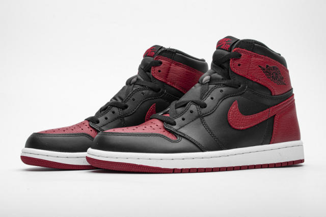 ［plus-size shoes]Air @j1 Retro High Bred Banned 555088-001