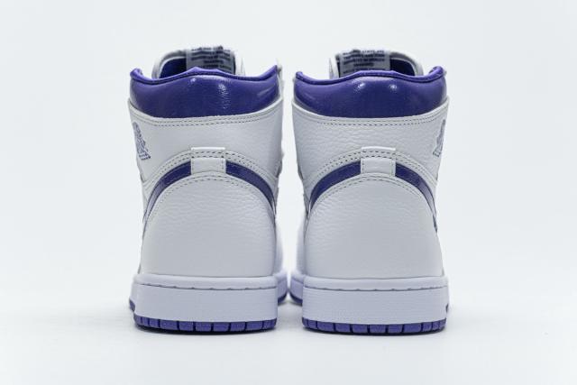 [plus size shoes]Air @j1 Retro High OG White Purple CD0461-151