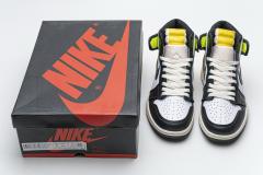 [plus size shoes]Air @j1 Retro High White Black Volt University Gold 555088-118