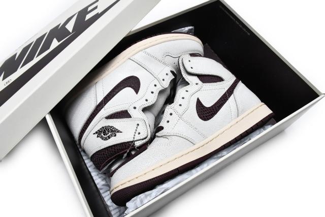 [plus size shoes]Air @j1 Retro High OG Sail/Burgundy Crush DO7097-100