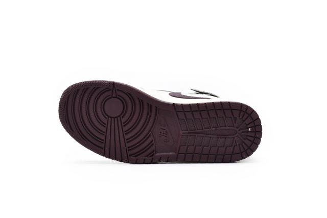 [plus size shoes]Air @j1 Retro High OG Sail/Burgundy Crush DO7097-100