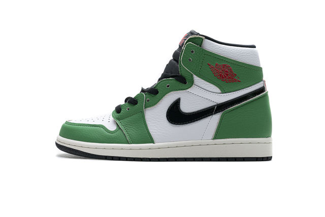 [plus size shoes]Air @j1 Retro High Lucky Green DB4612-300