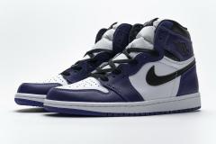［plus-size shoes]Air @j1 Retro High Court Purple White 555088-500