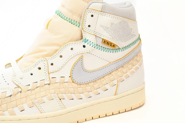 [plus size shoes]@j1 Retro High OG SP Union LA Bephie's Beauty Supply Woven FD2565-100