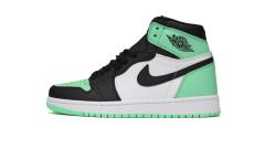 [plus size shoes]@j1 Retro High OG Green Glow DZ5485-130
