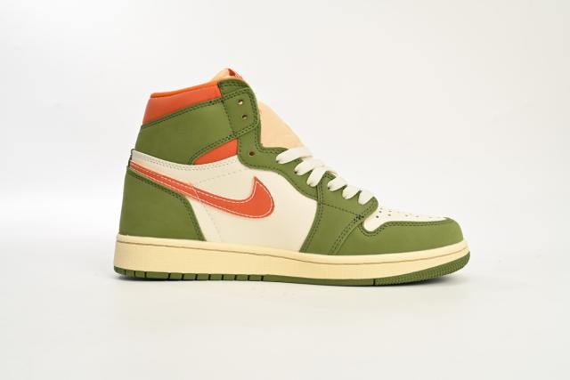 [plus size shoes]Air @j1 Retro High OG Craft  Celadon  FB9934-300