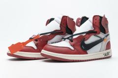 [plus size shoes]Air @j1 Retro High OW  Chicago AA3834-101