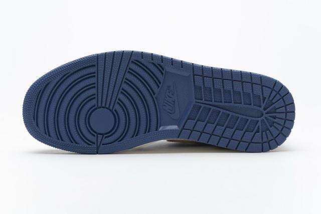 [plus-size shoes]Air @j1 Retro High Union Los Angeles Blue Toe BV1300-146