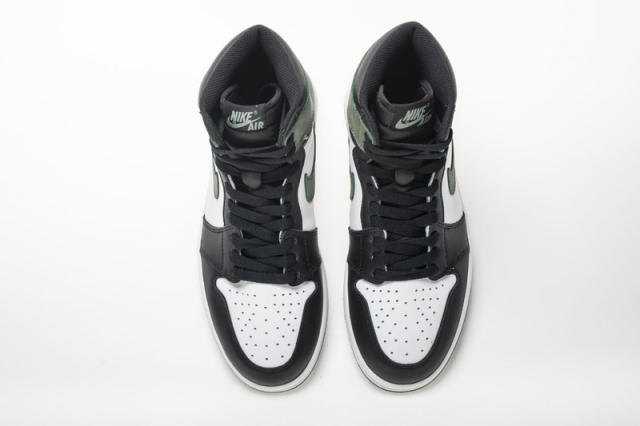 ［plus-size shoes]Air @j1 Retro High Clay Green 555088-135