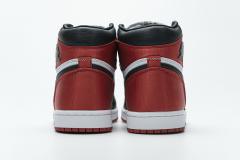 [plus size shoes]Air @j1 Retro High Satin Black Toe CD0461-016
