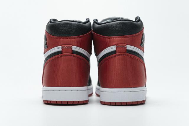 [plus size shoes]Air @j1 Retro High Satin Black Toe CD0461-016