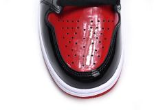 [plus size shoes]Air @j1 Retro High OG Bred Patent 555088-063