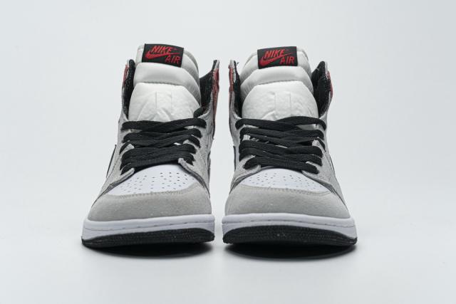 [plus size shoes]Air @j1 Retro High Light Smoke Grey 555088-126