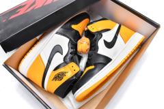 [plus size shoes]Air @j1 Retro High OG Yellow Toe 555088-711