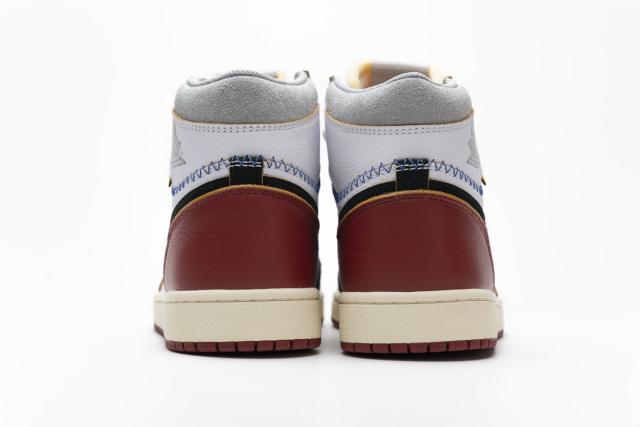 [plus size shoes]Air @j1 Retro High Union Los Angeles Black Toe BV1300-106