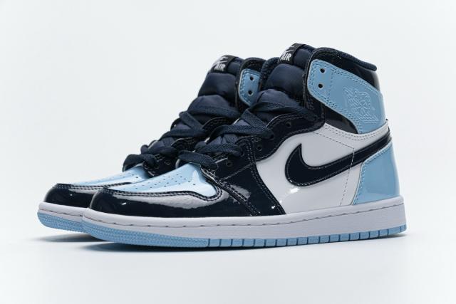 [plus size shoes]Air @j1 Retro High UNC Patent CD0461-401