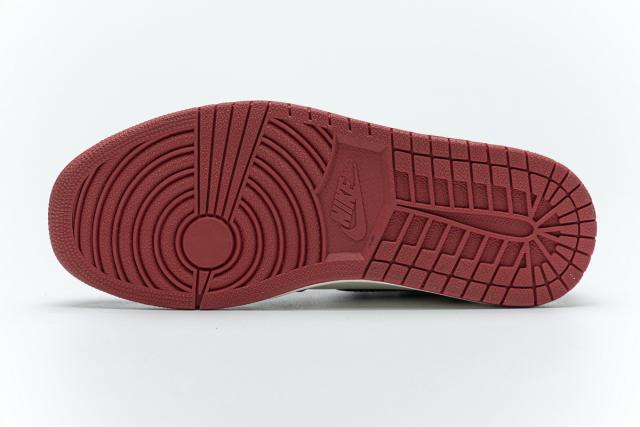 ［plus-size shoes]Air @j1 Retro High Bred Toe 555088-610