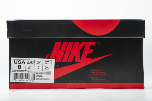 ［plus-size shoes]Air @j1 Retro High Clay Green 555088-135
