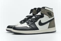 [plus size shoes]Air @j1 Retro High Dark Mocha 555088-105