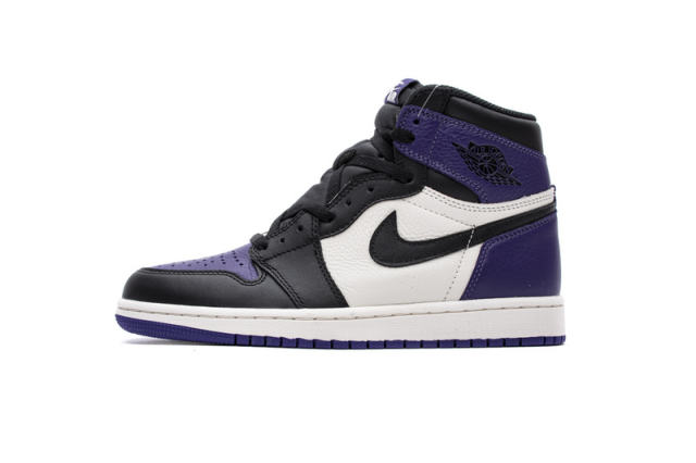 [plus size shoes]Air @j1 Retro High Court Purple 555088-501