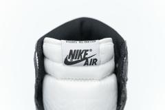 [plus size shoes]Air @j1 Retro High Black White 555088-010