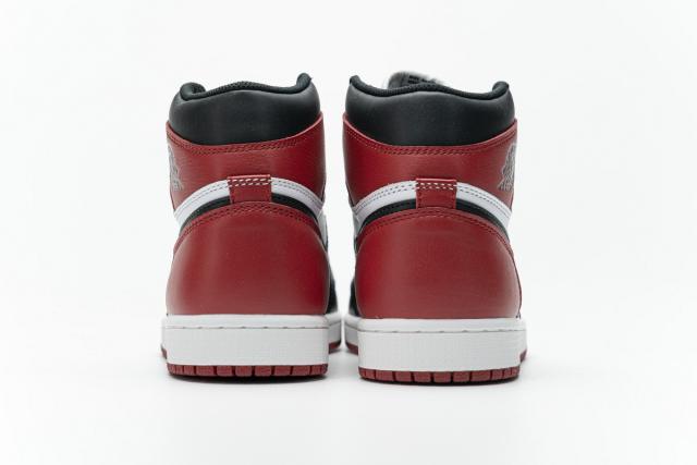 [plus size shoes]Air @j1 Retro High Black Toe 555088-125