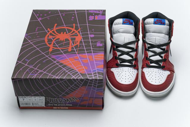 ［plus-size shoes]Air @j1 Retro High Spider-Man Origin Story 555088-602