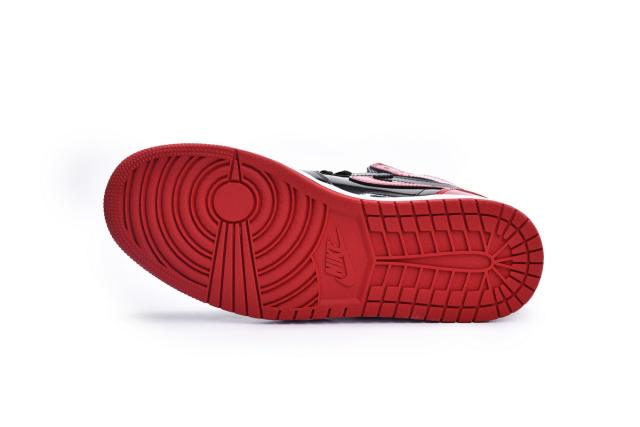 [plus size shoes]Air @j1 Retro High OG Bred Patent 555088-063