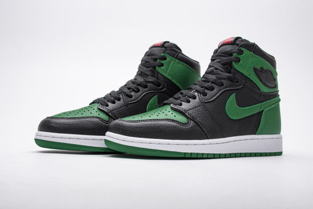[plus size shoes]Air @j1 Retro High Pine Green Black 555088-030