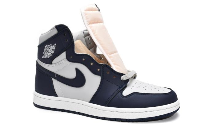 [plus size shoes]Air @j1 Retro High 85 Georgetown College Navy BQ4422-400