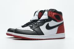 [plus size shoes]Air @j1 Retro High Satin Black Toe CD0461-016