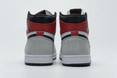 [plus size shoes]Air @j1 Retro High Light Smoke Grey 555088-126