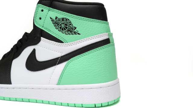 [plus size shoes]@j1 Retro High OG Green Glow DZ5485-130