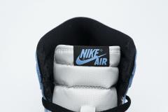 [plus-size shoes]Air @j1 Retro High White University Blue Black 555088-134