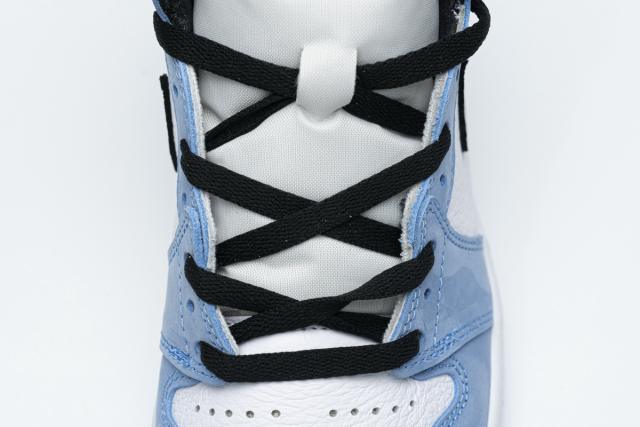 [plus-size shoes]Air @j1 Retro High White University Blue Black 555088-134